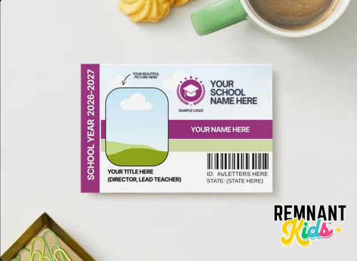 Homeschool ID Canva Template