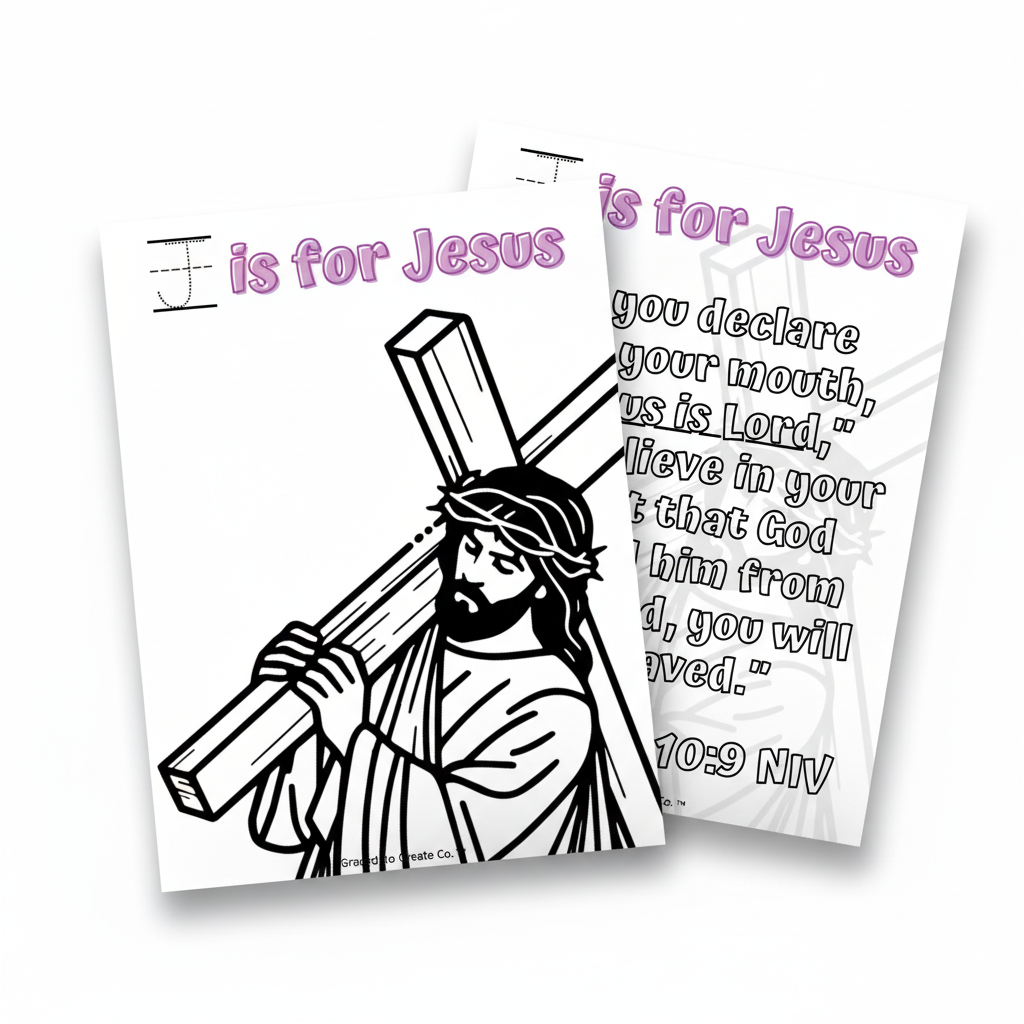 ABCs + Bible Memory Sample Pages